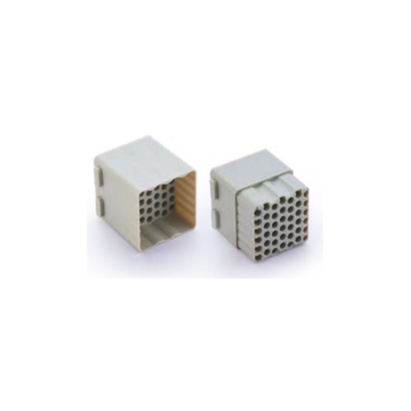 Insert HM modulaire, Raccordement à Sertir, femelle, 42 pin, 10A, Polycarbonate 